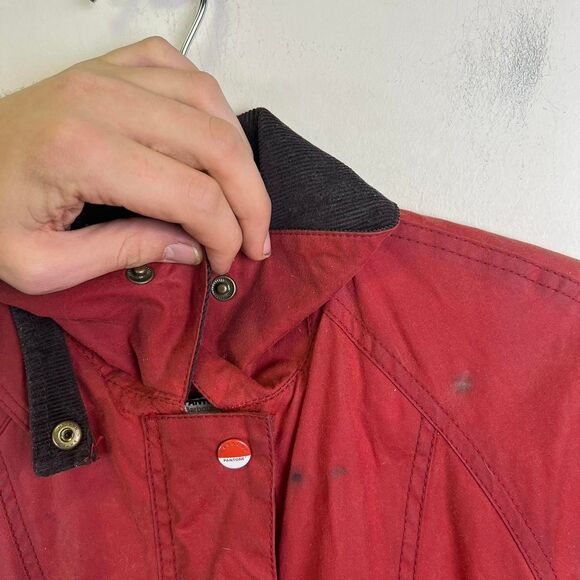 Women’s Barbour Pantone Wax Jacket Size 4 - Picture 5 of 8